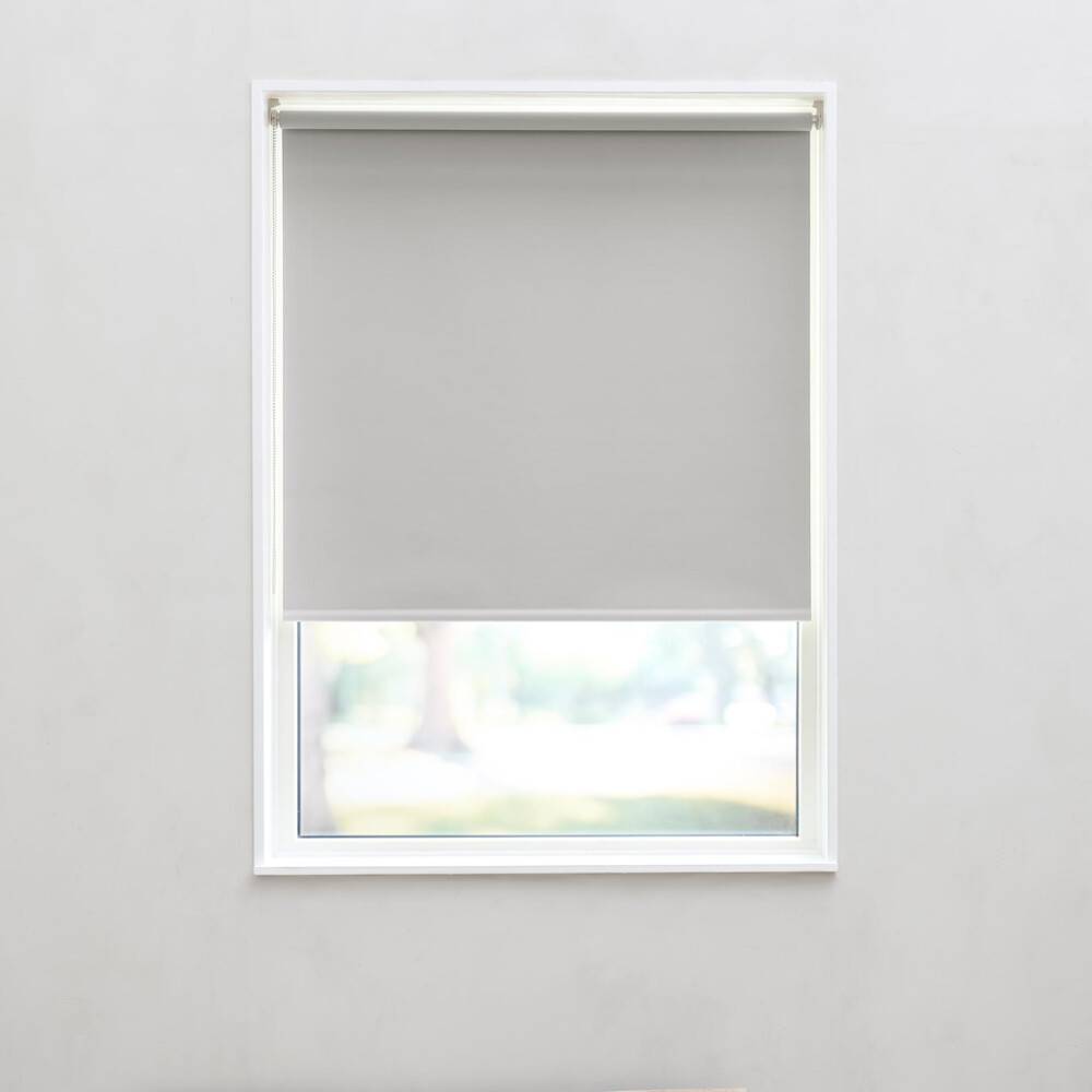 Debel Vida rullegardin lysegrå mørklægning 90x210 cm