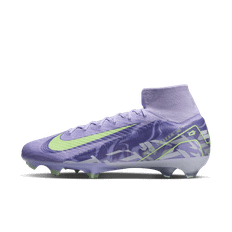 Nike United Mercurial Superfly 10 Elite High Top-fodboldstøvler til græs - lilla - 36.5