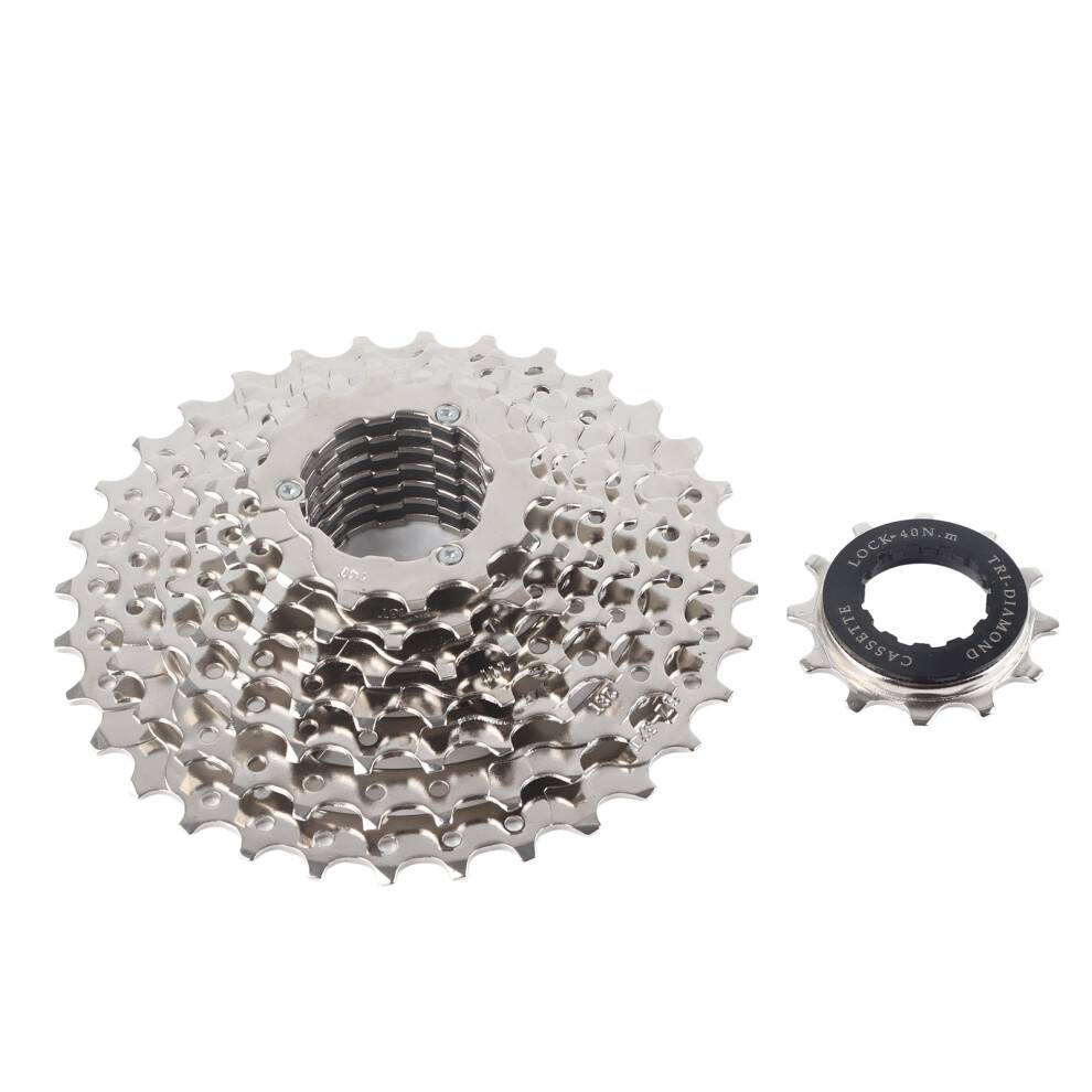 Højtydende cykelkassettefriløb til elcykel, 7 gear 32T kompatibel med MTB bagskifter, superlet stålmateriale, glat