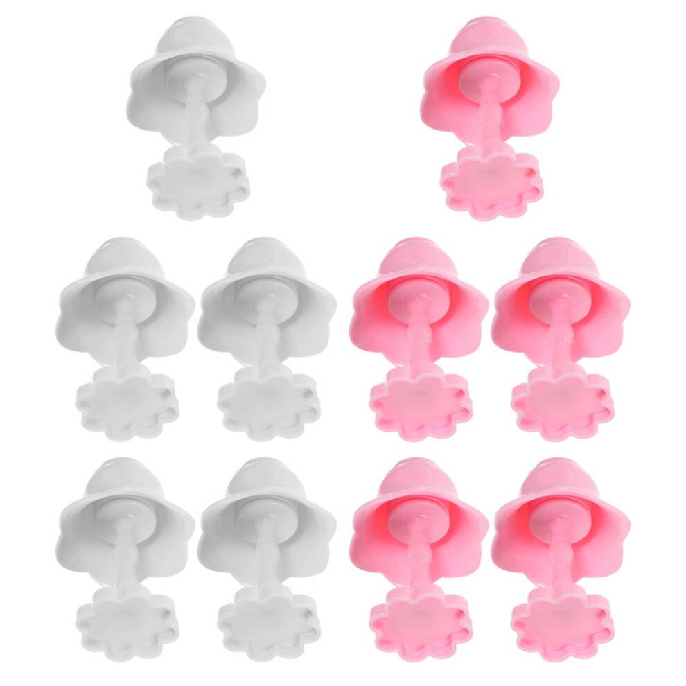 10Pcs Dockhus Bordlampa Miniatyr Skrivbordslampa