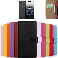 iPhone 16e pung etui tegnebog cover skal mobilcover hvid -