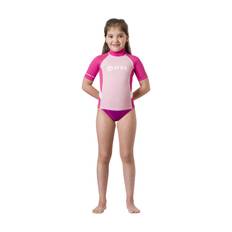 Mares Rash Guard S/S JUNIOR PIGER Str. XL Lyserød