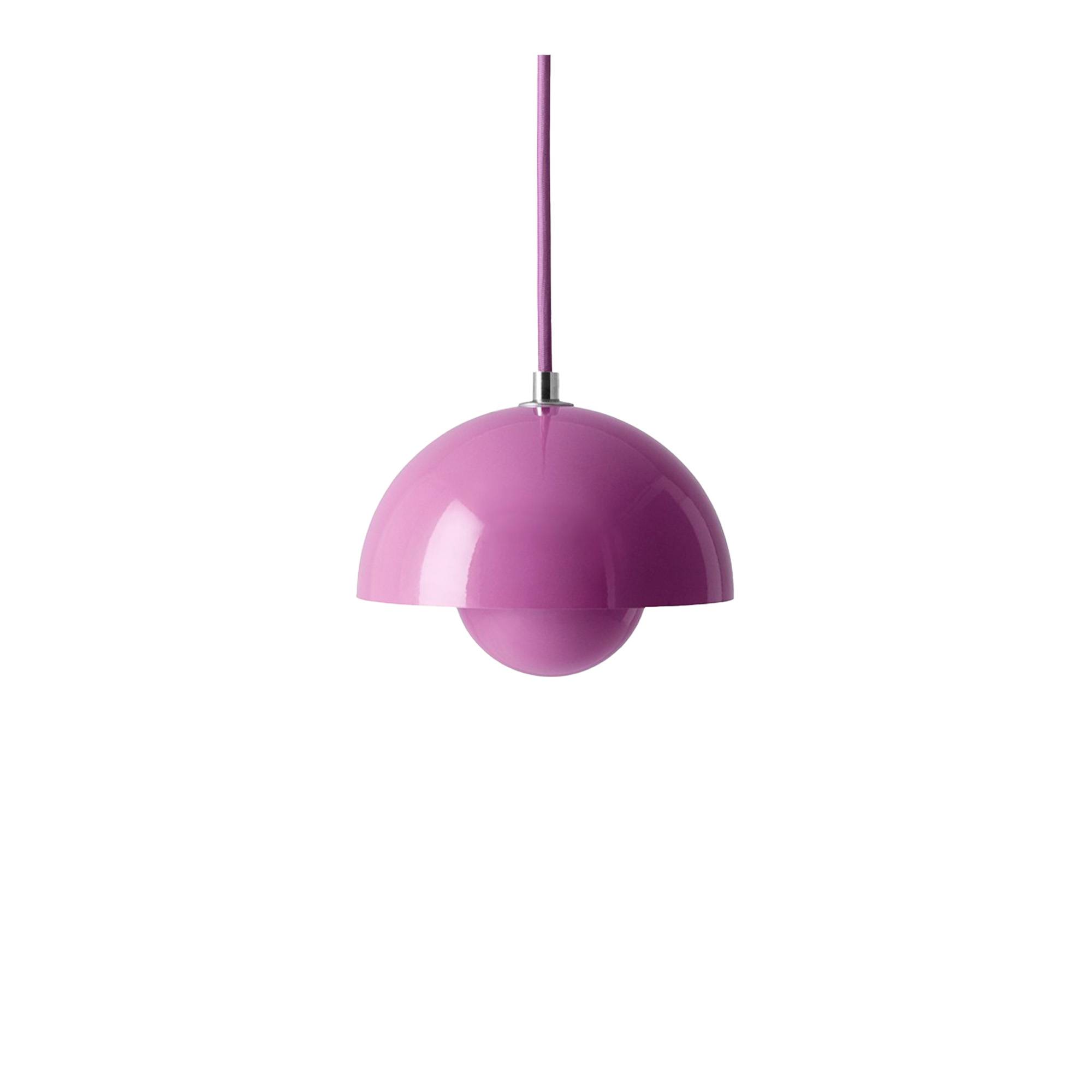 &Tradition - Flowerpot Pendant VP10, Tangy Pink - Pendellampor - Verner Panton - Rosa - Metall