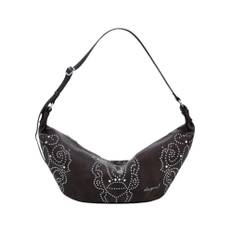 Desigual, Tasker , Dame, Brun, ONE SIZE, Uld, Brun Skuldertaske med lynlåslommer