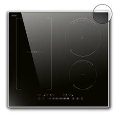 Induktionskochfeld, Hobsir 4 Platten Einbau 60cm Kochfeld Induktion, Kochfelder Autark mit Flex-Zone, 7200W, Slider-Touch-Steuerung, Kindersicherung, Kein Stecker