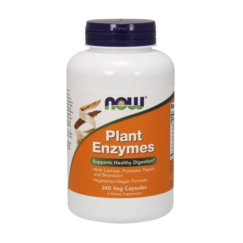 NOW Foods, Plant Enzymer, 240 Veg Kapsler