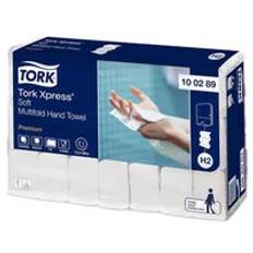 Håndklædeark Tork Xpress Premium H2 Interfold Soft 2-lag 21.2x25.5 cm,21 pk x 150 stk/krt