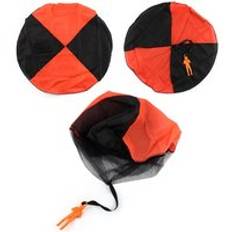 1pc mini soldat fallskärm leksaker för barn utomhus spel hand kasta fallskärm rolig sport för barn leksak