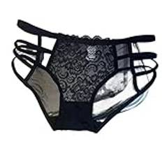 Klämma Trosa Kyskhet for Sissy Vuxen Mimik Kvinna Pussy Penis Device Light Trainings Cock Cage Sexleksaker(50-60KG Black panty)