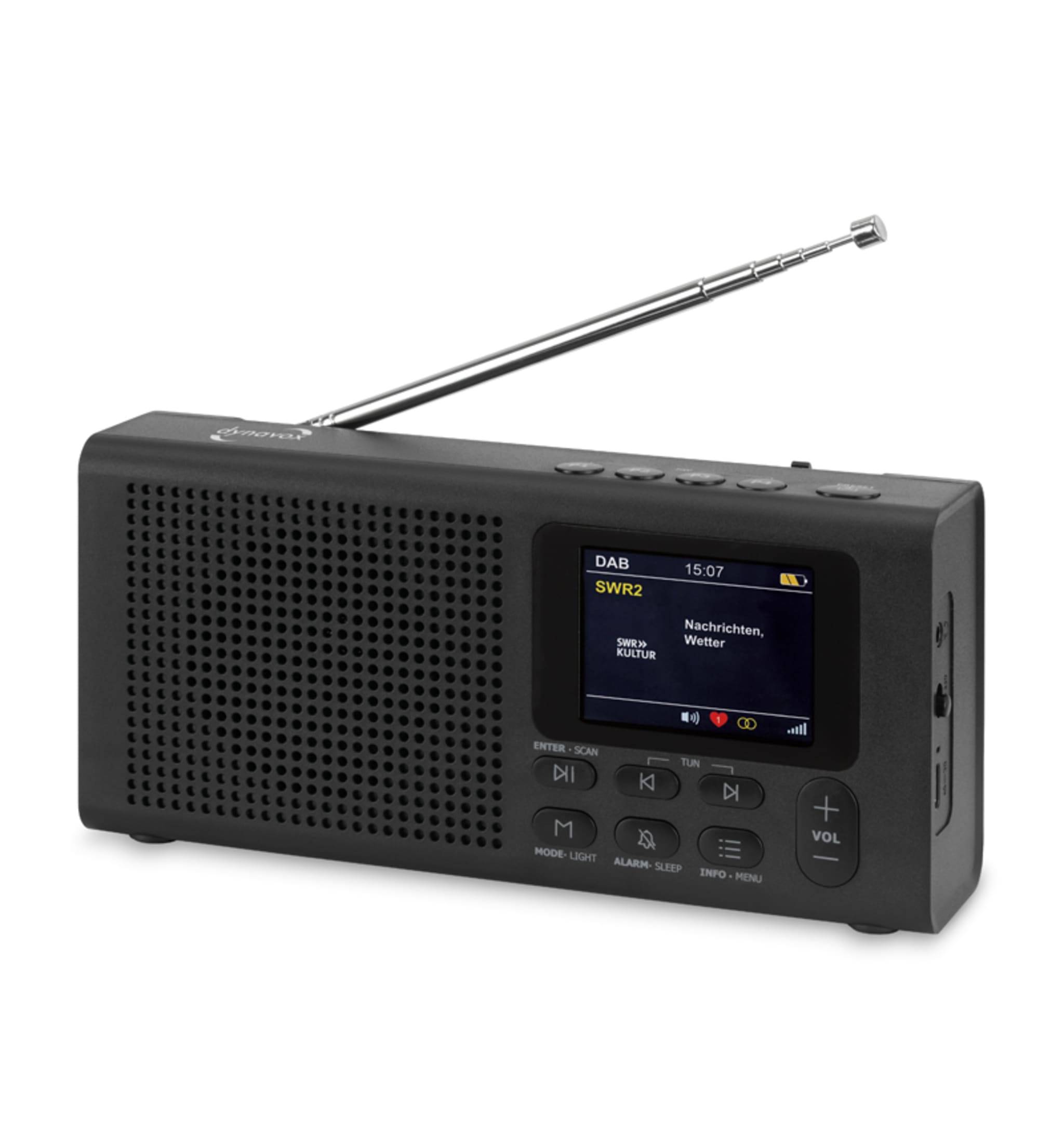 Dynavox DBT 200 FM DAB+ Radio - Svart
