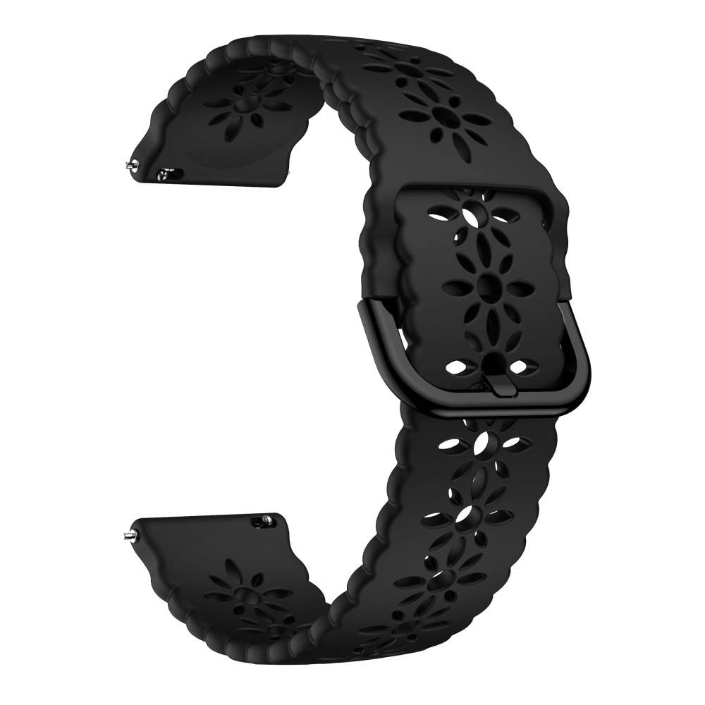Blossom Silikonearmbånd Samsung Galaxy Watch 7 44mm sort
