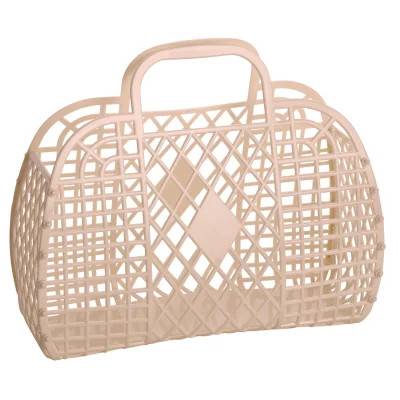 Sun Jellies Retro Taske - Latte Stor