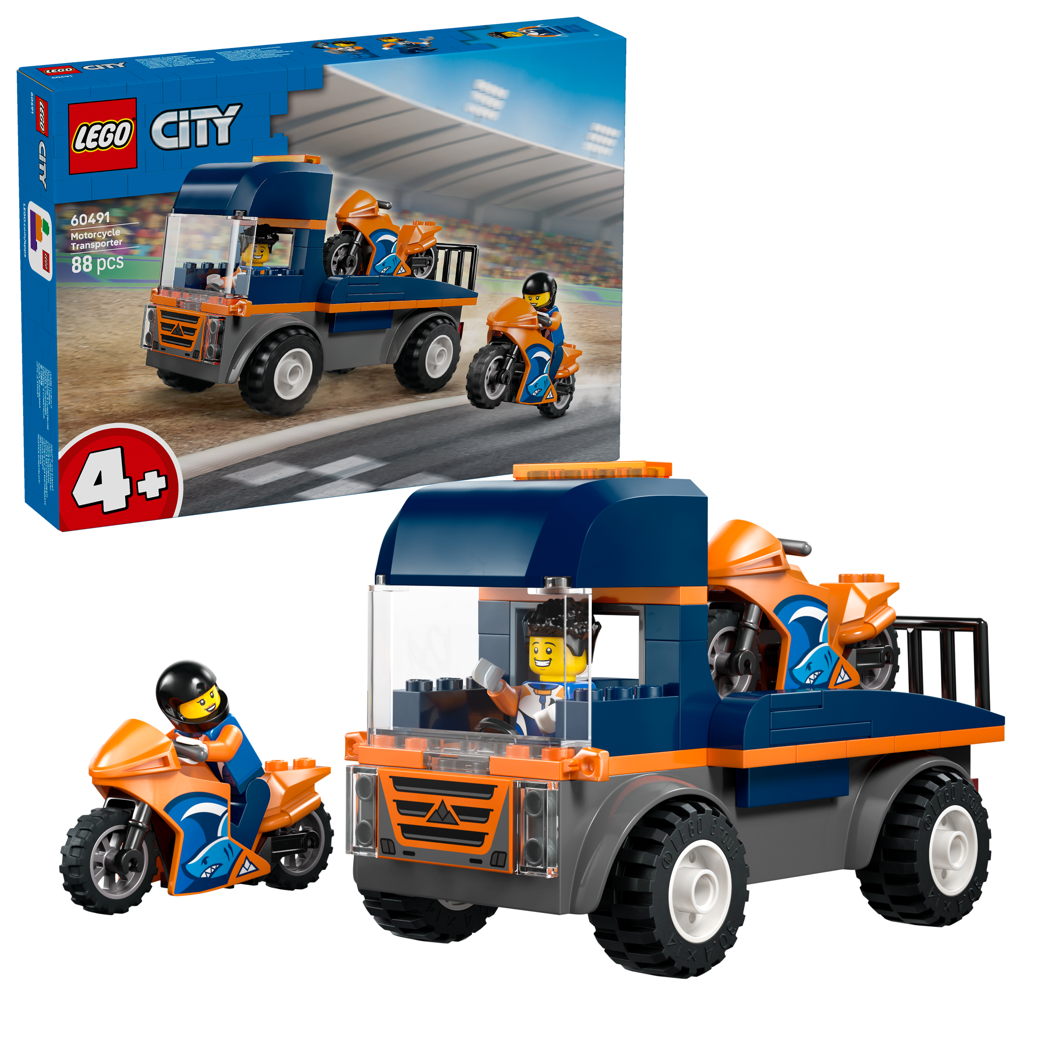 LEGO - LEGO City - Motorcycle Transporter