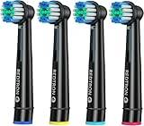 REDTRON Tandborsthuvuden för Eltandborste för Oral B (4 Count), Professionella elektriska tandborstbyteshuvuden för Precision Clean, Borsthuvuden som är för Pro1000 Pro3000 Pro5000 Pro7000 och mer