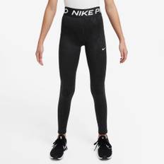 Nike Nike Pro Girls' Dri-Fit Leggings - Sort AOP