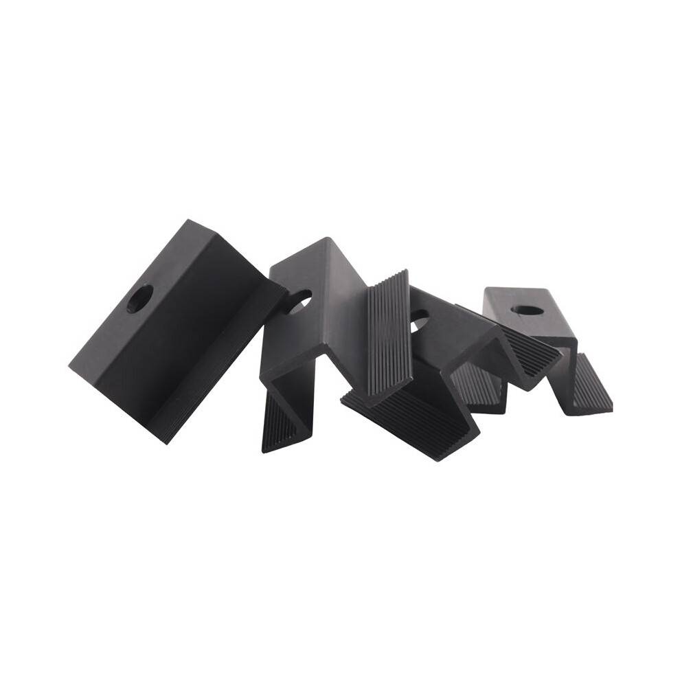 30 x Centre Clamp PV Solar Panels, Black, Module Clamp for All Frame Heights, Solar Panels Bracket for Solar Panels Roof