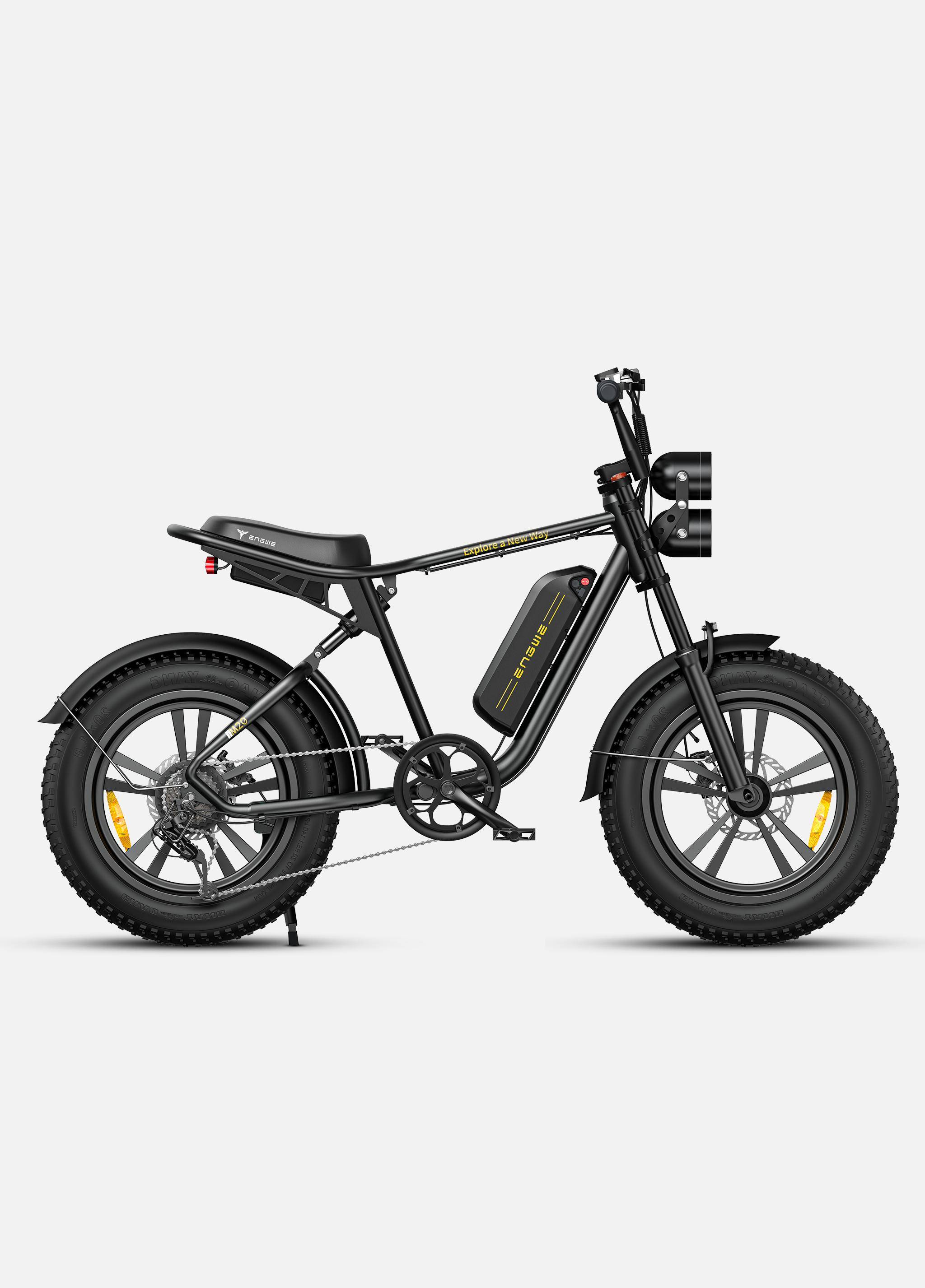 ENGWE M20 Elcykel 750W Motor, 48V 13Ah Batteri, Dubbla Dämpare, 20*4.0 Tums Däck, 75KM Räckvidd E-cykel 48V 13Ah