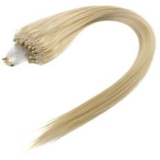 #613 Ljusblond - Original äkta löshår remy microringar loop (45cm 0.5g 25st)