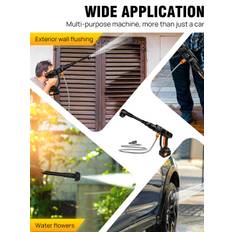 DayPlus Cordless Pressure Washer Portable Power Cars Washer Cleaner 3.0Ah Battery Powered High