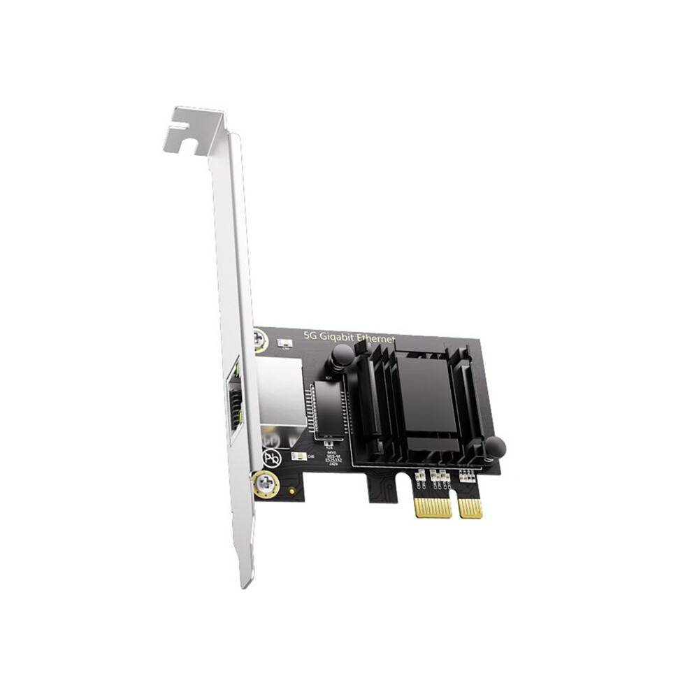 5G Pcie to RJ45 Network Card RTL8126 Chip Gigabit Ethernet PCI Express Network Card 10/100/2500/5000Mbps for Desktop.