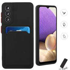 Sort kortholder etui cover Samsung A21S/A20E/A50/A10 - Black A50 Samsung Galaxy