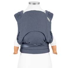 Fly Tai - Mei Tai Baby Carrier - Chevron - denim blue - Toddler