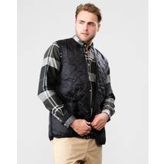 Barbour Quilted Mens Waistcoat/Zip-In Liner Colour: Black/Modern, Size: 46 Inch