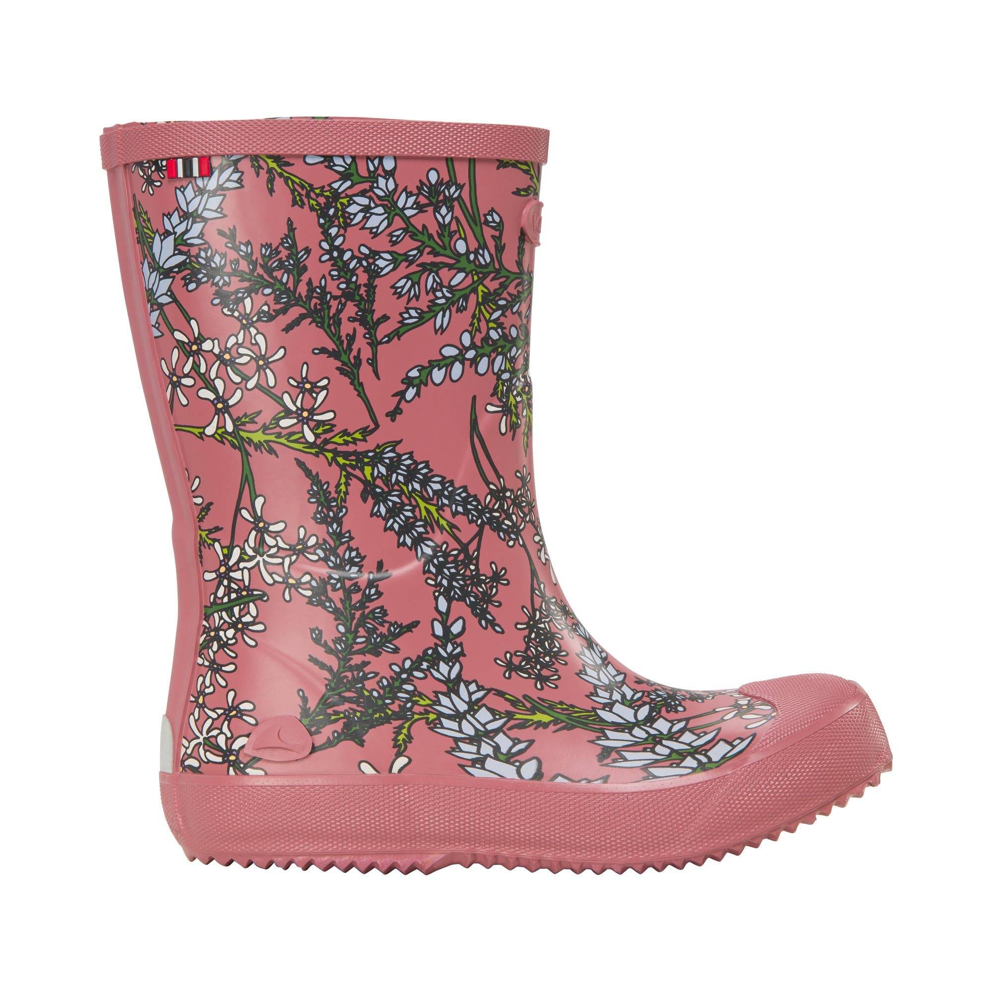 Viking Indie Print Gummistøvler Børn - Antiquerose/Light Blue - Antiquerose/Light Blue / 20