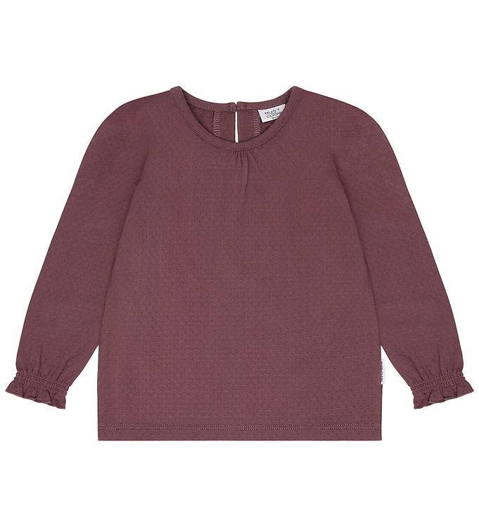 Hust and Claire Bluse - HCAlma - Plum - Hust and Claire - 6 år (116) - Bluse