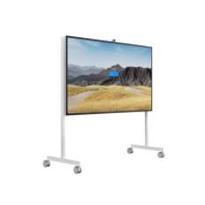 Steelcase Roam Collection - Vagn - för interaktiv whiteboard - arktisk vit, Microsoft-grå - skärmstorlek: 85 - för Microsoft Surface Hub 2S 85, Hub 3 for Business