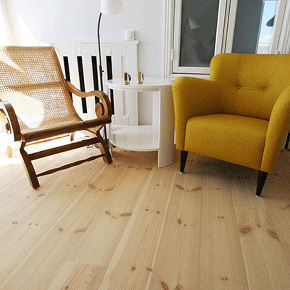 Wiking Gulve Trägolv Furu Prima Lut/Vitoljad 2050mm - 40 m2