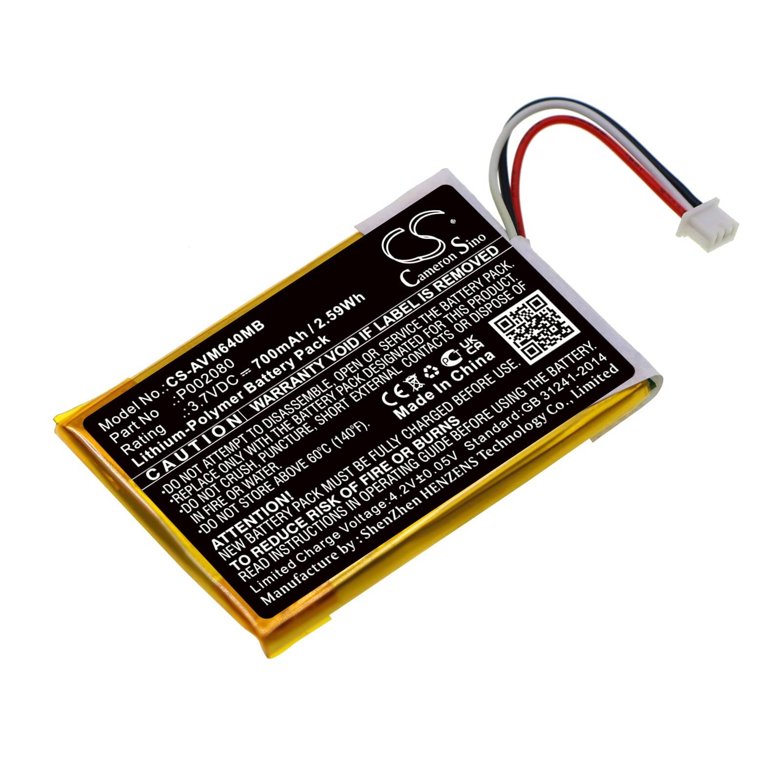 Batteri till Alecto DVM-64 - 700 mAh