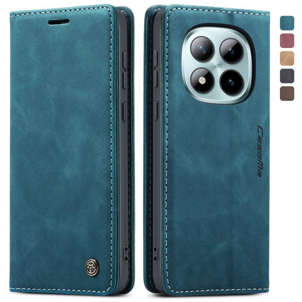 Lyxigt Fodral för Poco M8 Pro 5G 2026 Fodral med Lock Läder 360 Skydd Kortficka Skal Xiaomi Poco M8 Fodral Mi PocoM8 8M M 8 Fundas svart