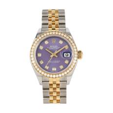 Rolex Vintage, Pre-owned, Dam, ONE Size, Förägt Datejust Oyster Perpetual Diamond