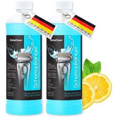 GlobaClean Scherkopfreiniger Nachfüllflüssigkeit - Kompatibel für Braun Clean & Renew Reinigungskartuschen - Braun Reinigungskartuschen Series 9 - Scherkopfreiniger für Braun Reinigungskartusche 2x 1L