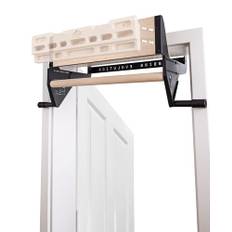 Clevo Climbing Trainingsboard Hangboard Klettern Aufhängung für Türe inkl. Klimmzugstange. Griffkraft Trainer zu Hause, Kletterboard Griffboard Fingerboard aufhängen, Klettermodul Hangutensilien