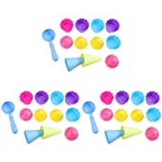 Toddmomy 3 Set Leker Vattenmögel Utanför Leksak Tårtleksak Cake Pops Form Sommar Utomhusleksaker Babykit Tårt Kit Babyleksak Babydräkter Kakform Cakesicles Pp Barn Lera Strand