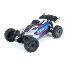 TYPHON GROM MEGA 380 Brushed 4X4 Small Buggy RTR, Battery & Charger, Blue/Silver