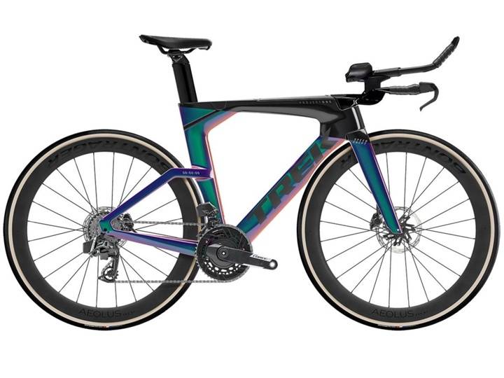 Trek Speed Concept SLR 7 SRAM Force AXS TT Triathloncykel Emerald Iris/Trek Black - Ramstorlek M -