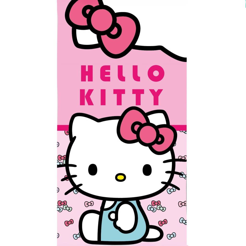 Hello Kitty Lovely Day badhandduk, strandhandduk 70x140 cm