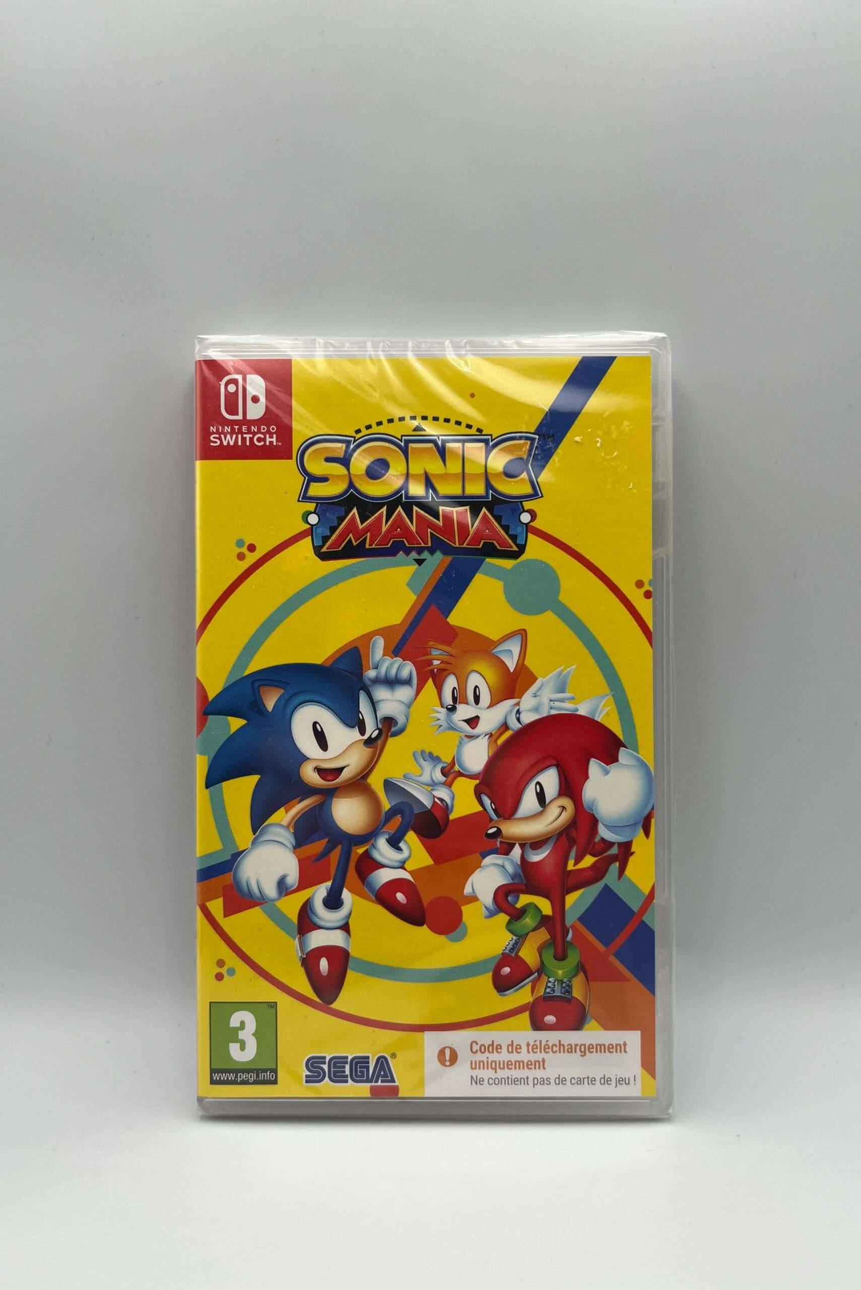 Sonic Mania(Switch: Nyt)(Code in a box)