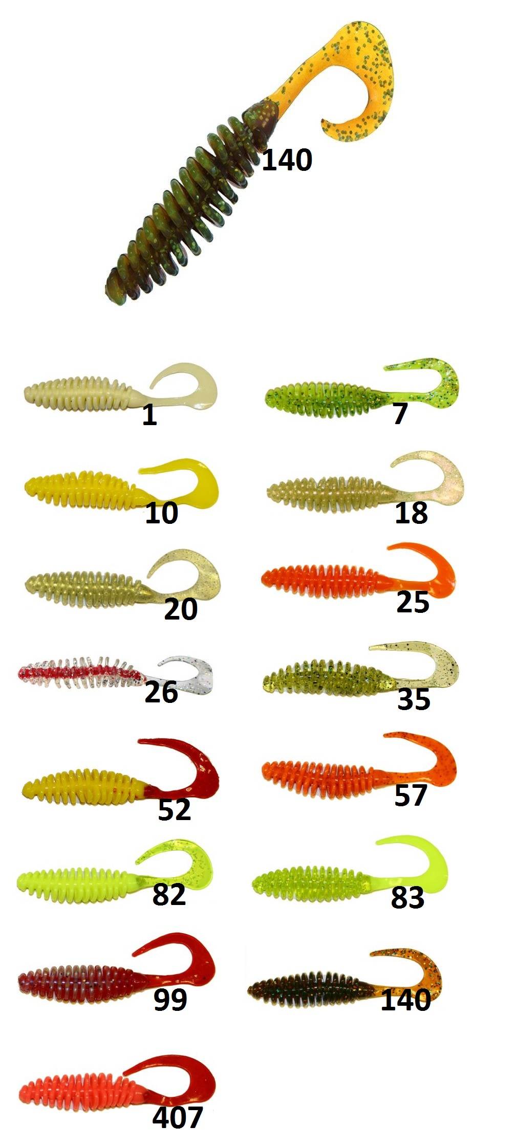 Twister Turbo 5 (maskjigg 12,5cm) 3-pack. REA 15:-!!