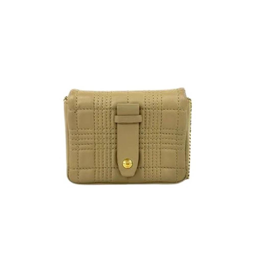 Burberry Vintage Pre-owned Lola Læder Skuldertaske - Vintage - Dame - Beige - ONE SIZE - Uld
