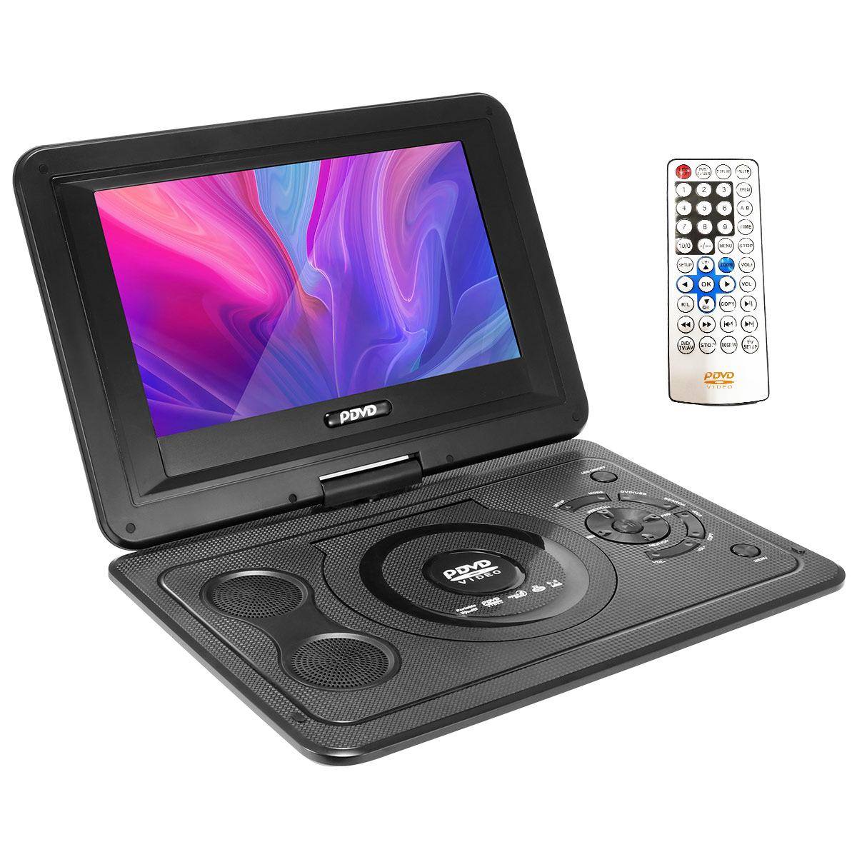 13,9-tums bärbar DVD EVD-spelare TV/FM/USB/spelfunktion