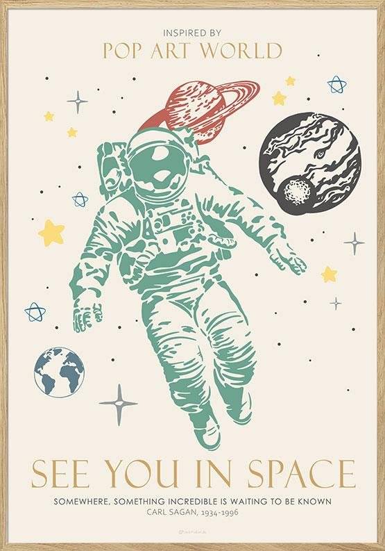 See You In Space - Inspired by Pop Art World
