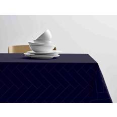 Dug Tiles Damask Indigo fra Södahl - 140x370 cm