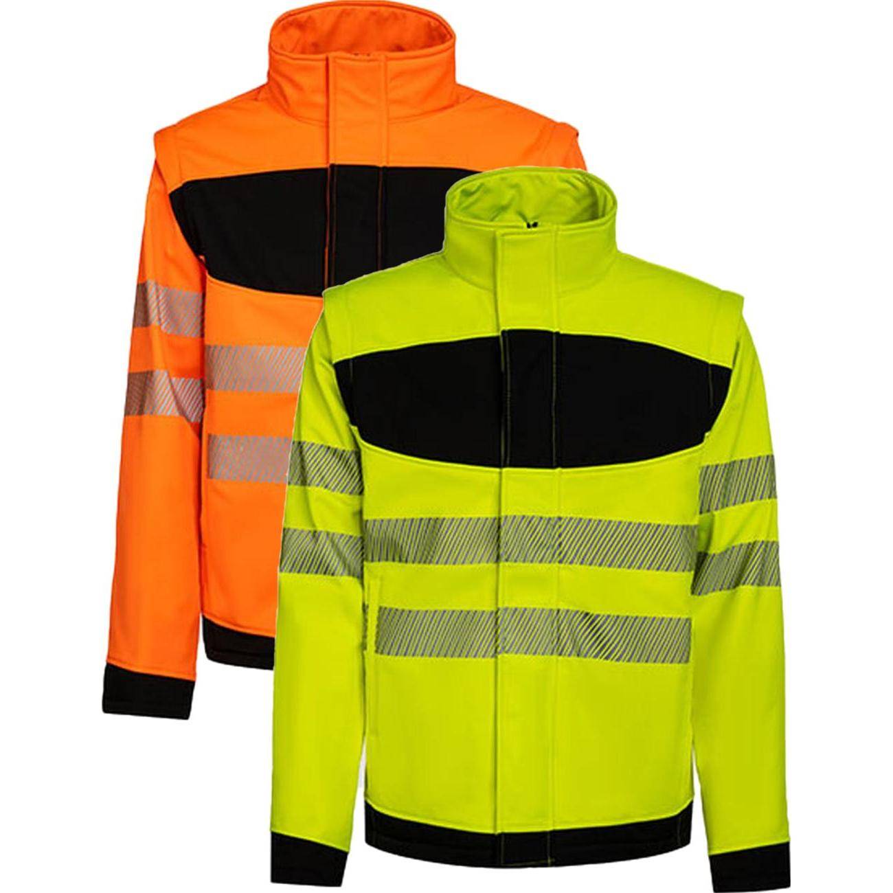 Korntex KX1003 Jakker Signal Yellow / Black XL.