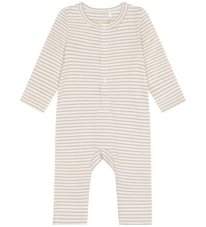 Fixoni Heldragt - Rib - Pure Cashmere m. Striber - Fixoni - 1 år (80) - Heldragt