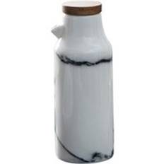 Marmor keramik salt peppar oljeflaska set porslin oliv soja krydda fest gynnar köksredskap olja vinäger flaskor - B