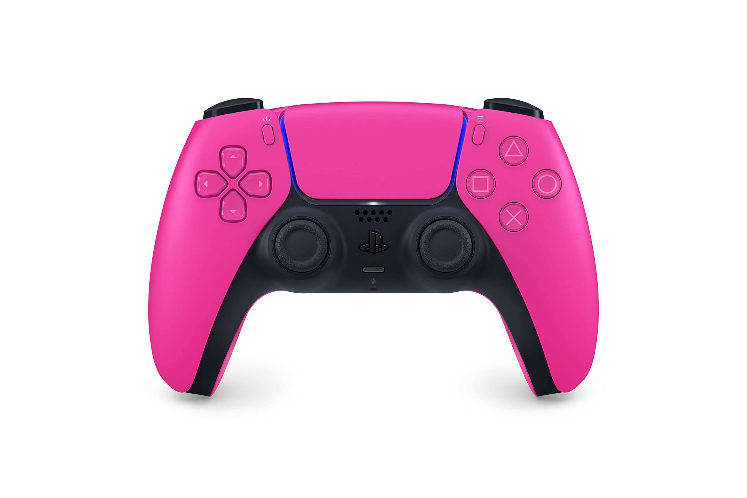 Genuine DualSense Wireless Controller Nova Pink (CFI-ZCT2J03) [Amazon.co.jp Exclusive] 3m Controller Charging Cable for PS5